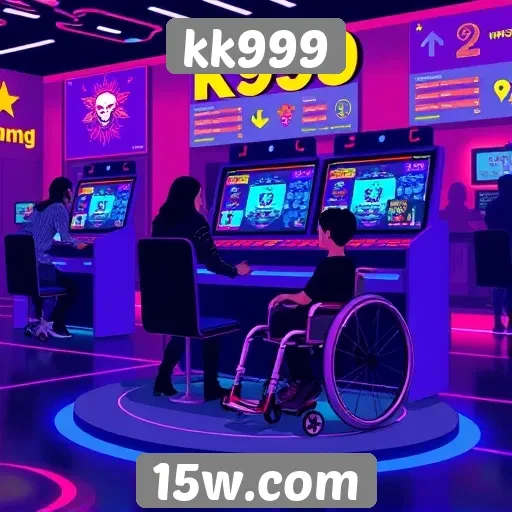 Acessibilidade e interface do usuário no site kk999