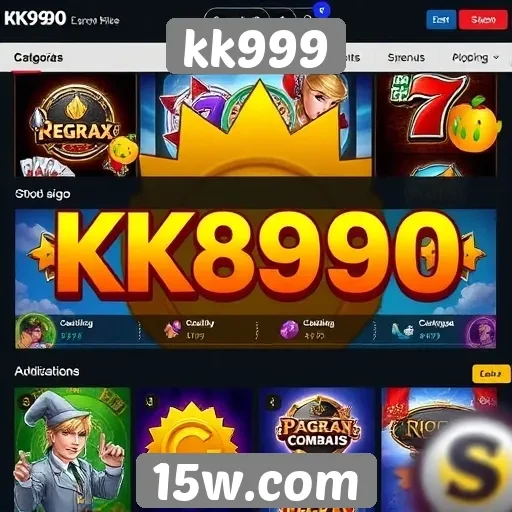 Análise das principais categorias de jogos no kk999